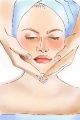 massage visage femme